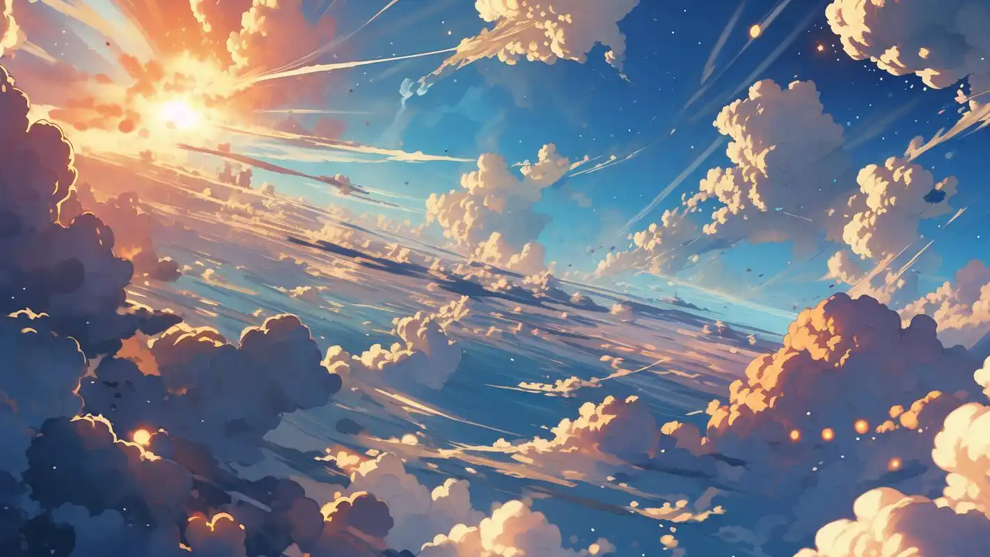 9415漫画天空壁纸,梦幻与现实的交汇96