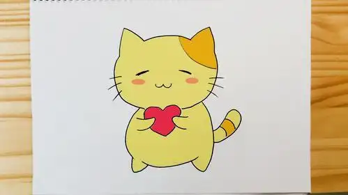 简笔画整体画彩色可爱