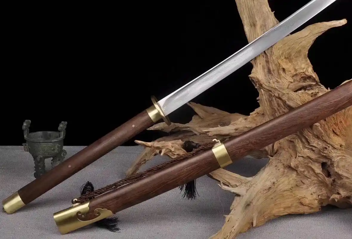 花纹钢中华双手苗刀