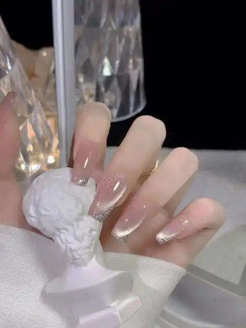 猫眼法式高级感美甲气质款