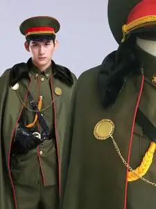 老九门cos男装张启山张大佛爷军装cosplay服装民国军阀大帅服套装