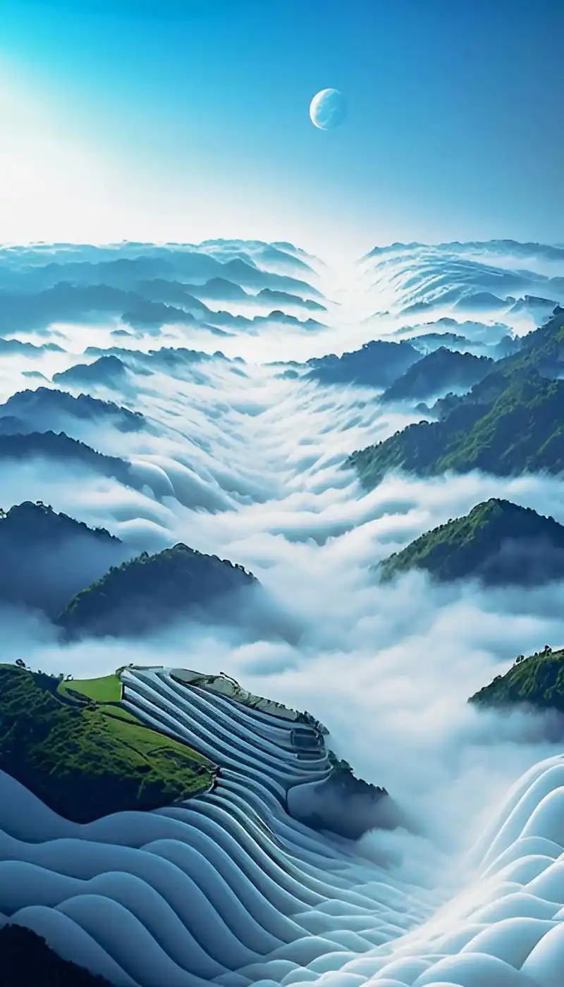 云雾缭绕,人间仙境. - 抖音