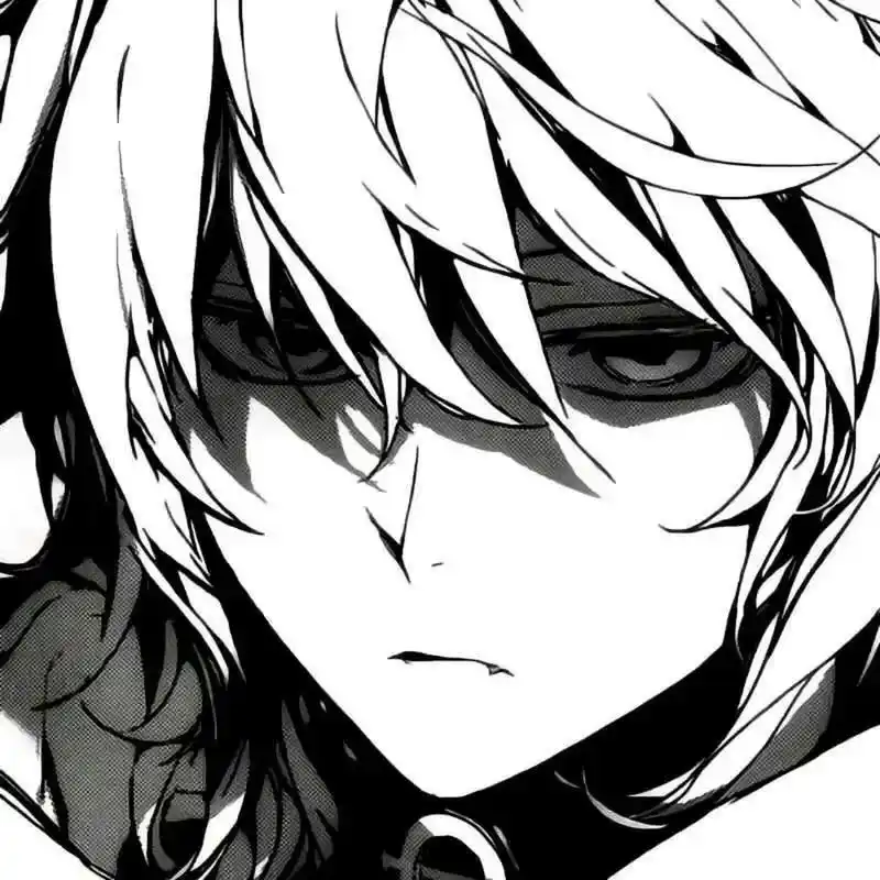 男头动漫ins高级质感黑白