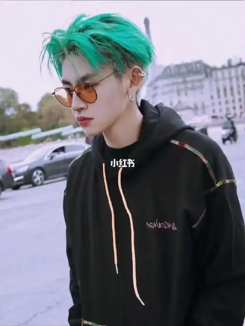 小鬼王琳凯小鬼的达琳绿发系小鬼啊绝绝子啊爱死这个发色了