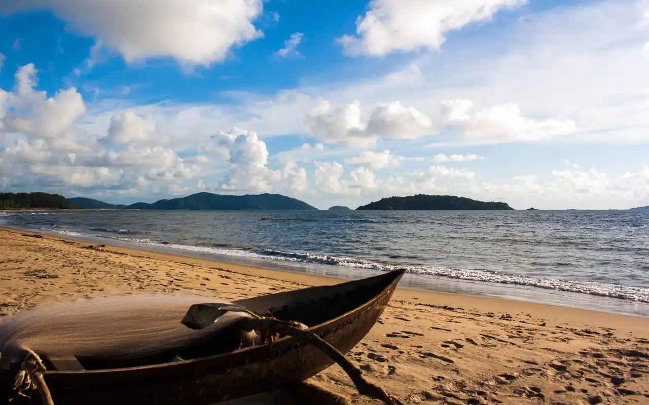 美丽的南印度海滩桌面壁纸高清大图预览1920x1200_风景壁纸下载_美桌