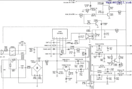 24v开关电源电路图及工作原理