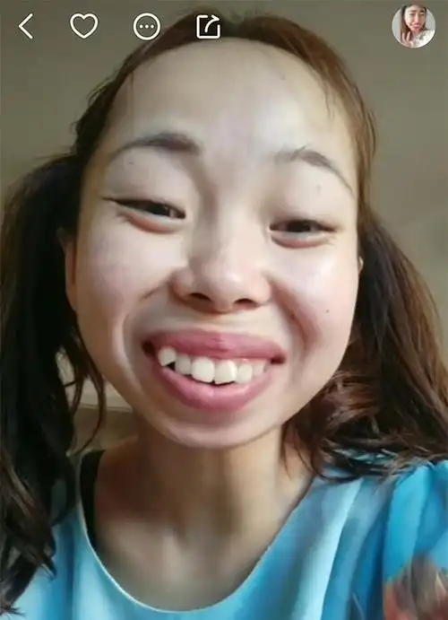 这位女孩走红网络和嘟嘟姐比起来是一股清流网友人美心善