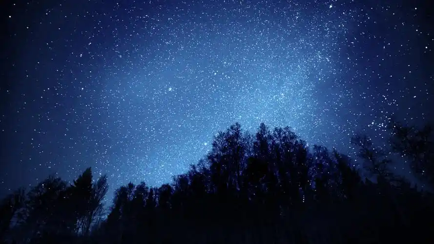 唯美星空夜景桌面壁纸