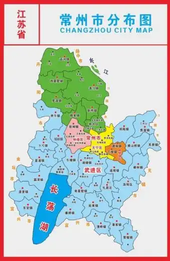 常州有多少个乡镇?