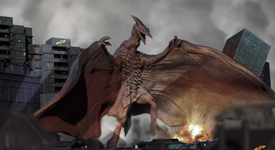 《哥斯拉2怪兽之王》四大巨兽身高对比,基多拉比哥斯拉高50米!