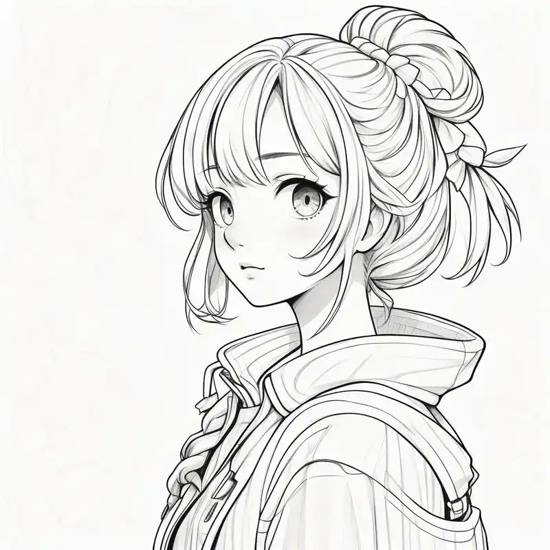 96高清黑白动漫头像大赏