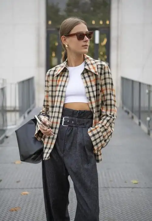 格子衬衫怎么搭配格子衬衫的搭配方法