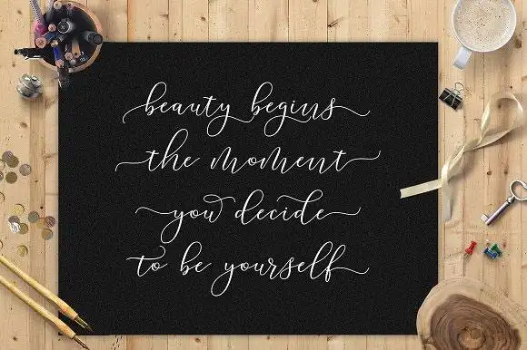 kamelia手写连笔英文字体下载