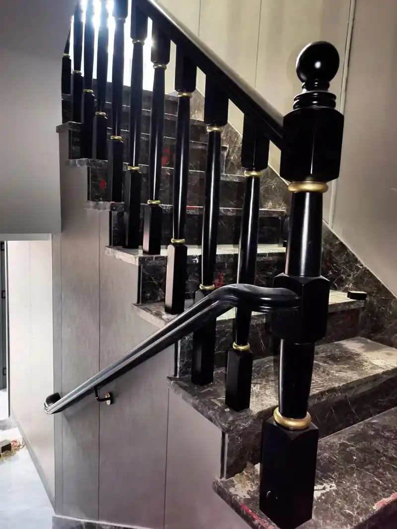 网红爆款黑美人楼梯栏杆扶手,现代极简轻奢#同城精选装修 #网 - 抖音