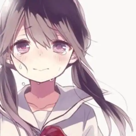 动漫女孩哭泣头像