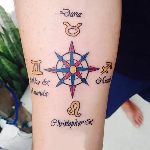 经典而又别致的双子座纹身图案(2/7)