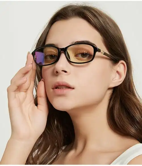 老花眼镜女超轻时尚防蓝光高清老光镜中老年舒适远视镜 黑色【送镜盒