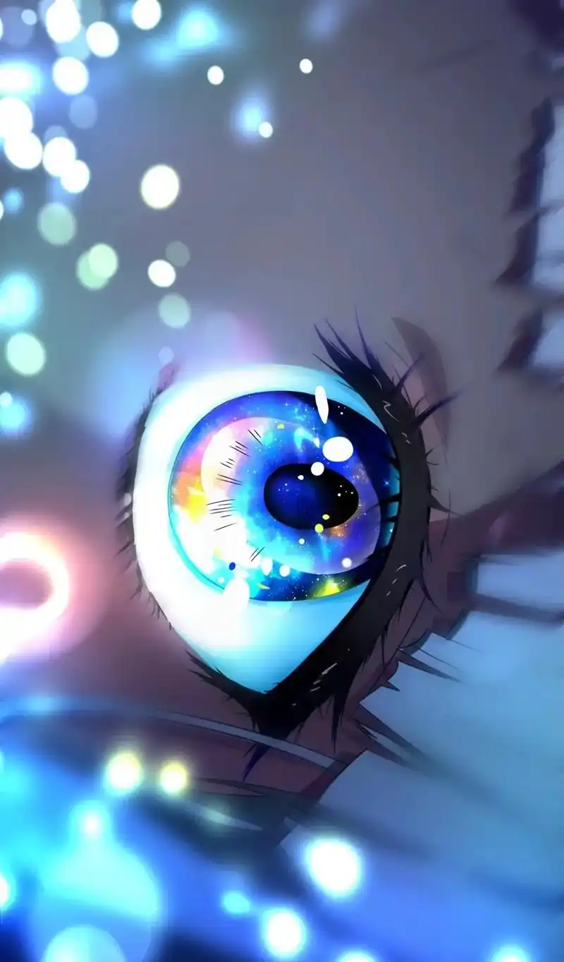 动漫眼睛 @抖音小助手 #梦幻星空 #炫酷壁纸 - 抖音