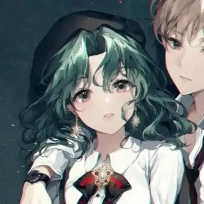 帅酷情侣头像动漫