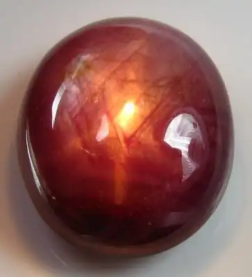 3.53克拉星光红宝石,星线清晰完整