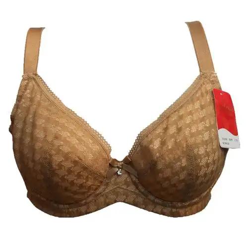 古今胸罩 中老年 全棉布 无钢圈 大罩杯吊带背心式文胸 前排扣53