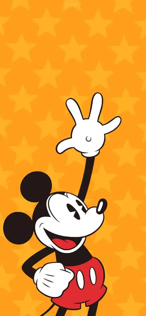 "米奇米妮",做了俩刘海屏耳朵壁纸#可爱壁纸