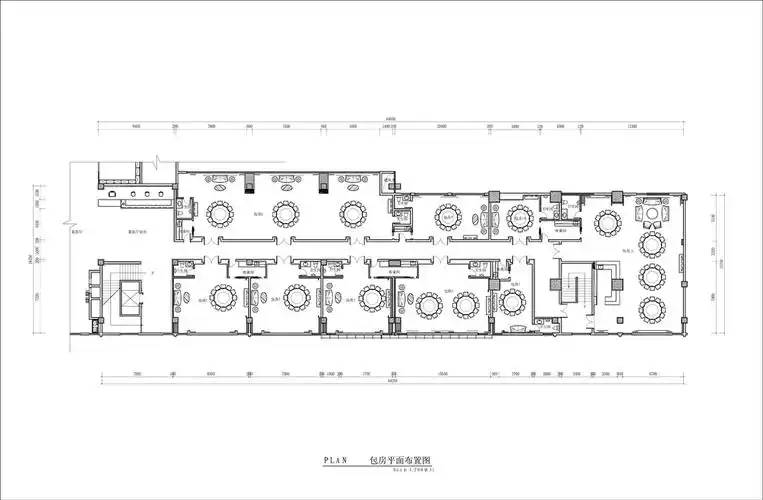 宴会厅装修平面图
