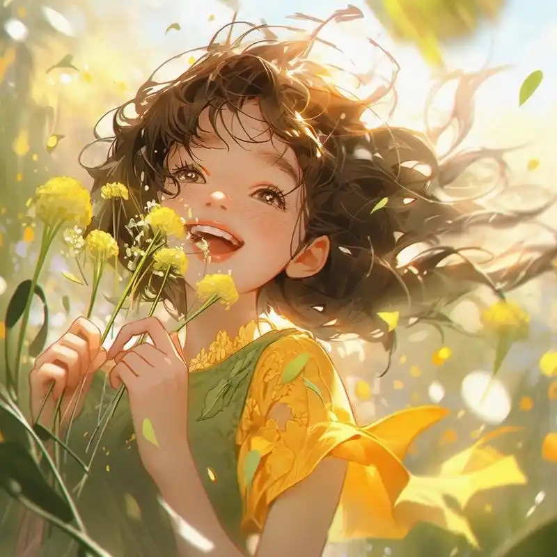 看了就让人开心的女生头像 你笑起来真的很好看!