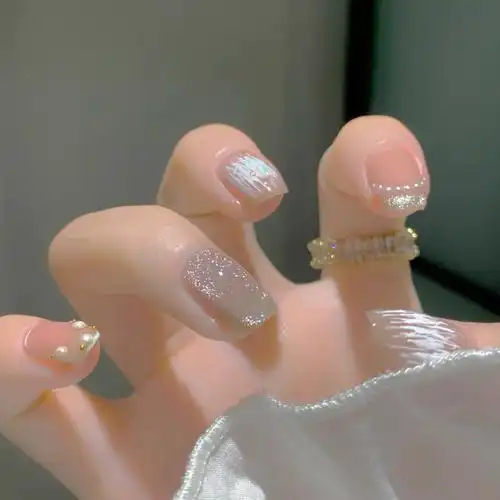 高级美甲成品网红