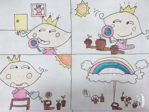 少年宫妙笔生花——四格漫画