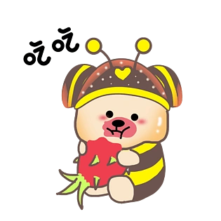 蜜蜂表情图片大全