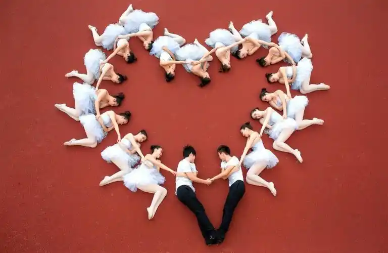 创意团建团体照造型 集体照怎么拍好看