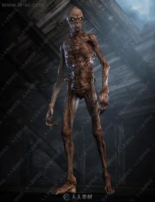 超恐怖恶灵怪物角色3d模型合辑