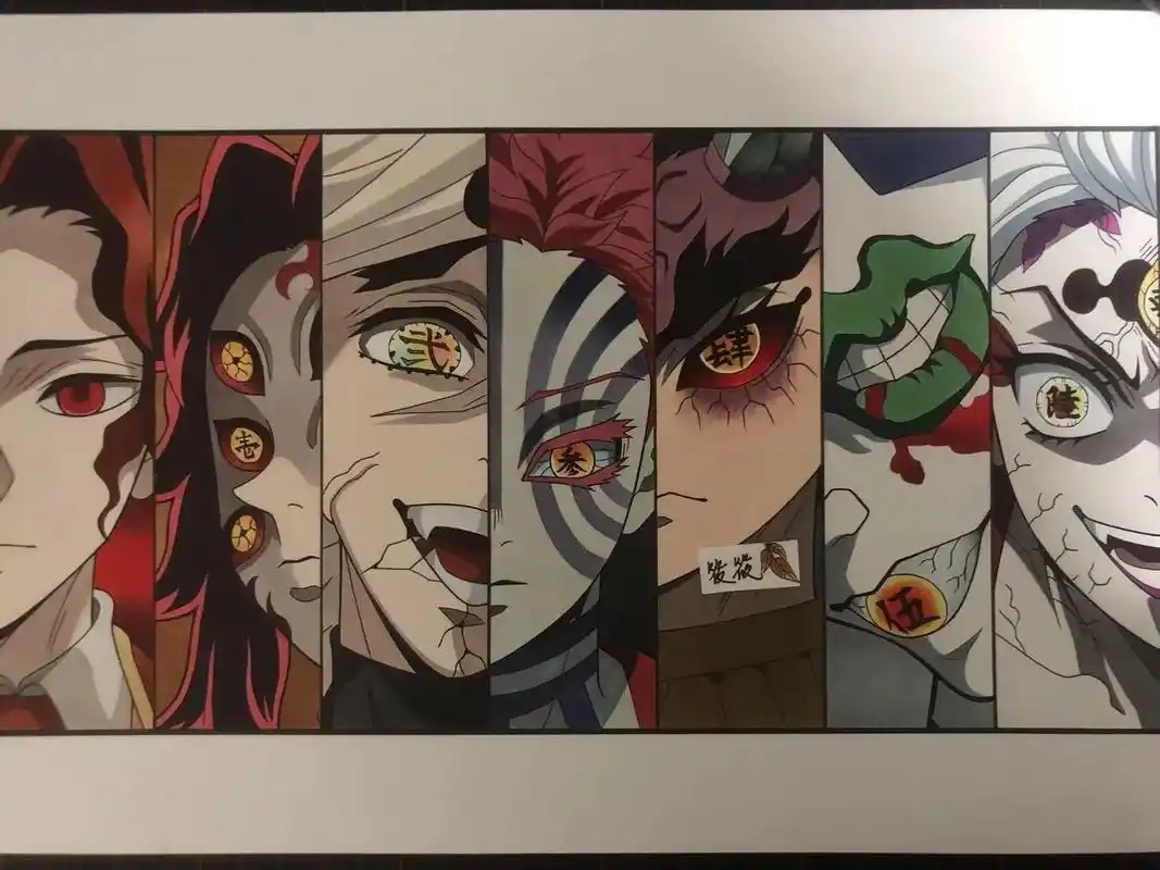 上弦鬼绘画过程#鬼灭之刃 #上弦鬼 - 抖音