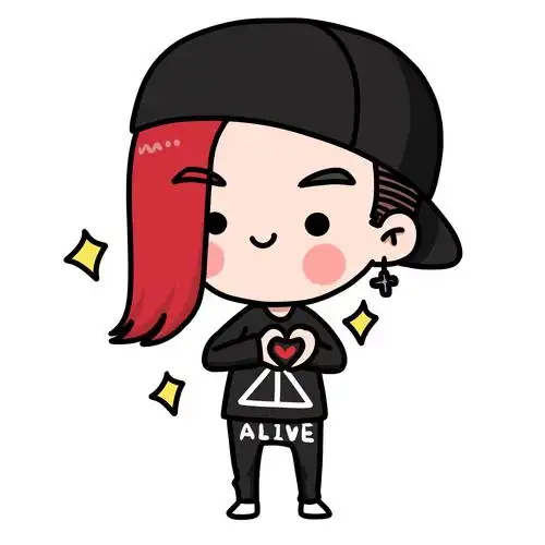 bigbang 卡通头像