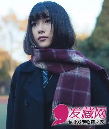 日系风女生短发发型打薄碎短发短发清新瘦脸6