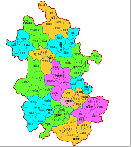 方舆- 东部 - 安徽行政区划调整设想2 - powered by phpwind