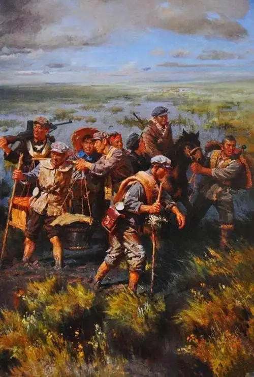 历史上的今天丨1935年8月17日,红军过草地:致敬,草地英雄