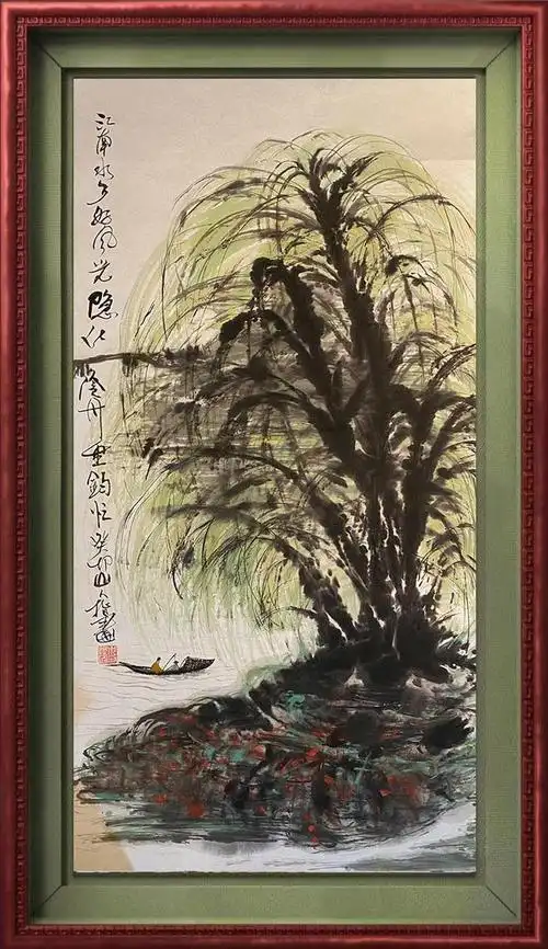 当代著名画家朱祖国作品赏析:笔墨高妙 融古出新|国画|水墨|指墨画|艺