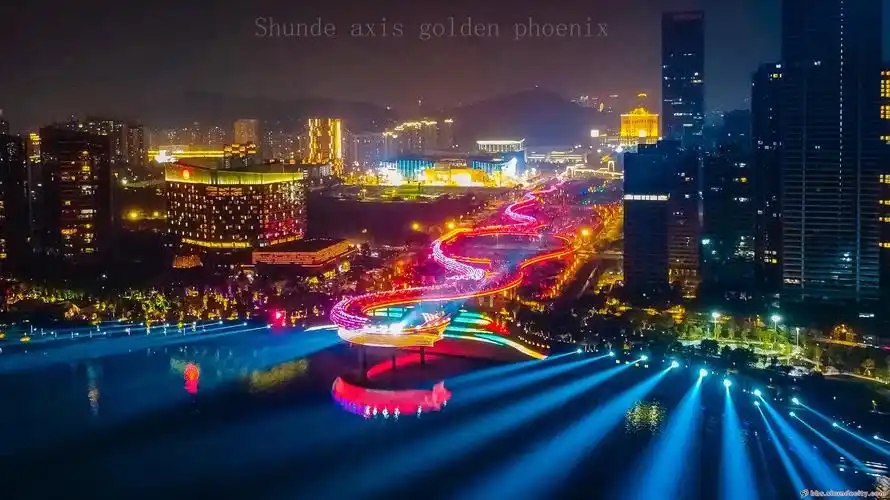 顺德新的打卡景点——金凤凰夜景!