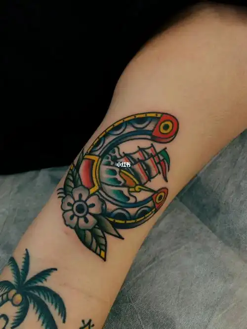 oldschool纹身马蹄铁77