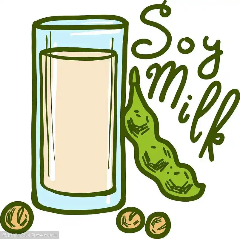 玻璃豆浆图标手绘风格