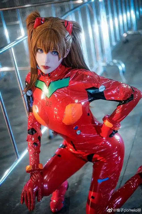 新世纪福音战士 明日香@柚子pomelo呀 cosplay-第6张