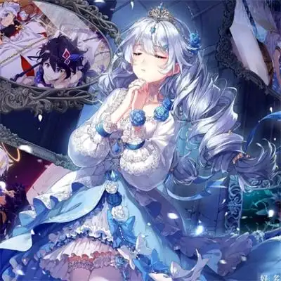 二次元唯美梦幻美少女头像卡通头像女生可爱萌