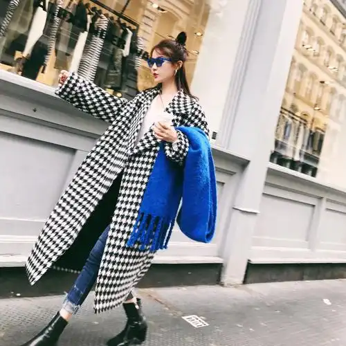 18早春格子大衣,全面占领四种穿法
