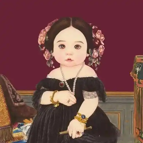 他山之石·艺‖ 当世界名画变成q版头像,蒙娜丽莎俏皮,梵高可爱_气质