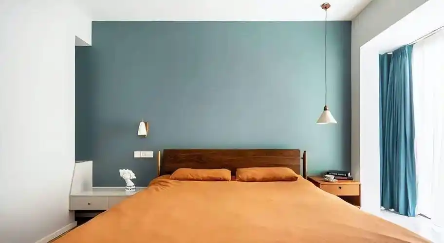 学人家这样装床头背景墙,好看又有趣_壁纸_齐家小_乳胶漆