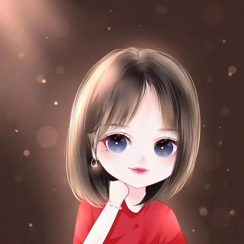 可爱女生漫画头像 93送给自己的好运手绘头像,换个头像,让自己的