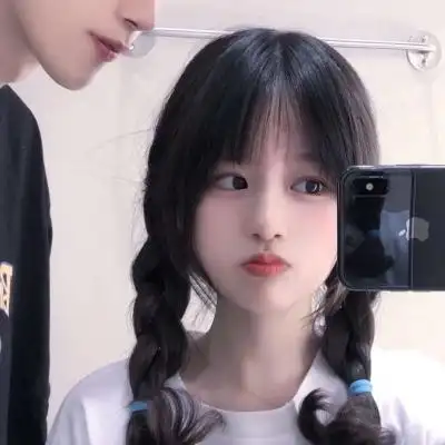 情头小卡通情侣头像可爱一对组爱了吗