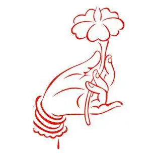 幸福佛手剪纸 手工剪纸图片大全简单-普车都